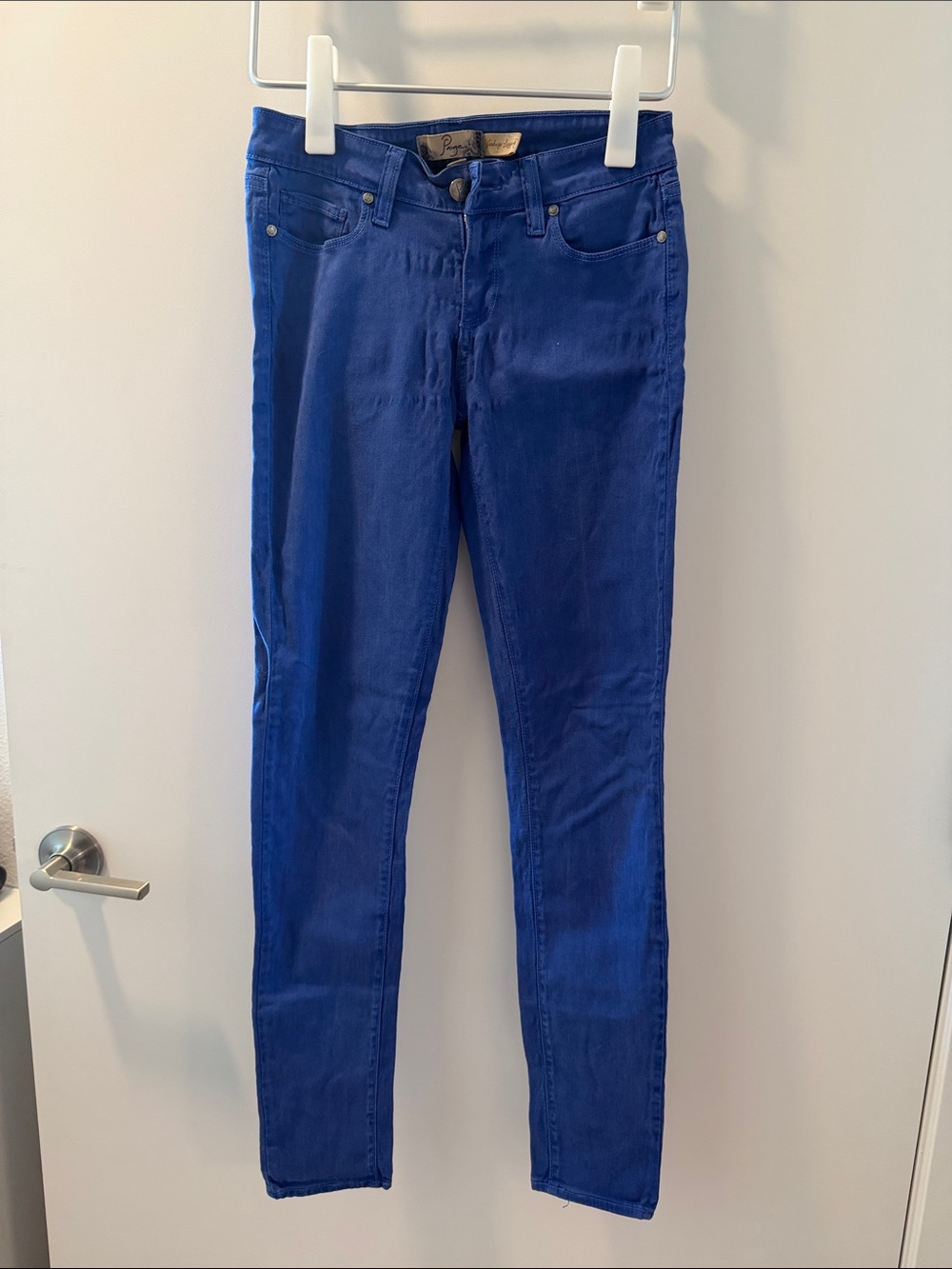 PAIGE Royal Blue Women's Skinny Jeans